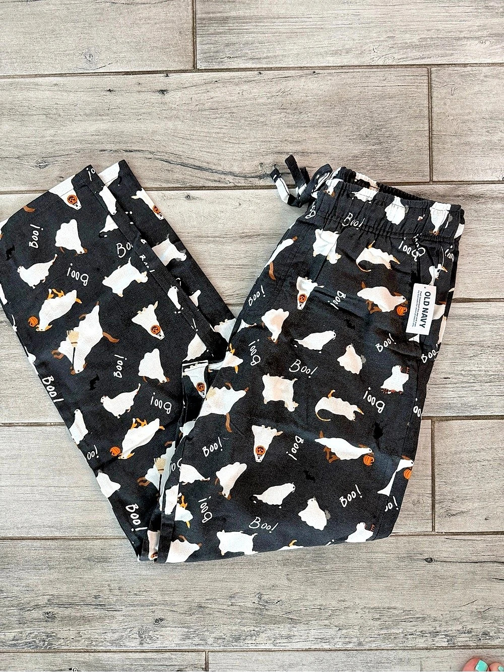Old Navy Soft-Washed Flannel Halloween Pajama Pants Medium